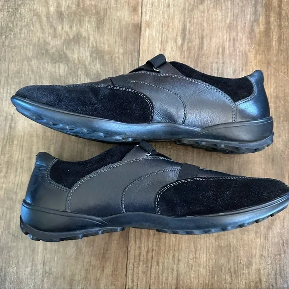 Mephisto velcro top sneaker leather and caoutchouc - Picture 2 of 9